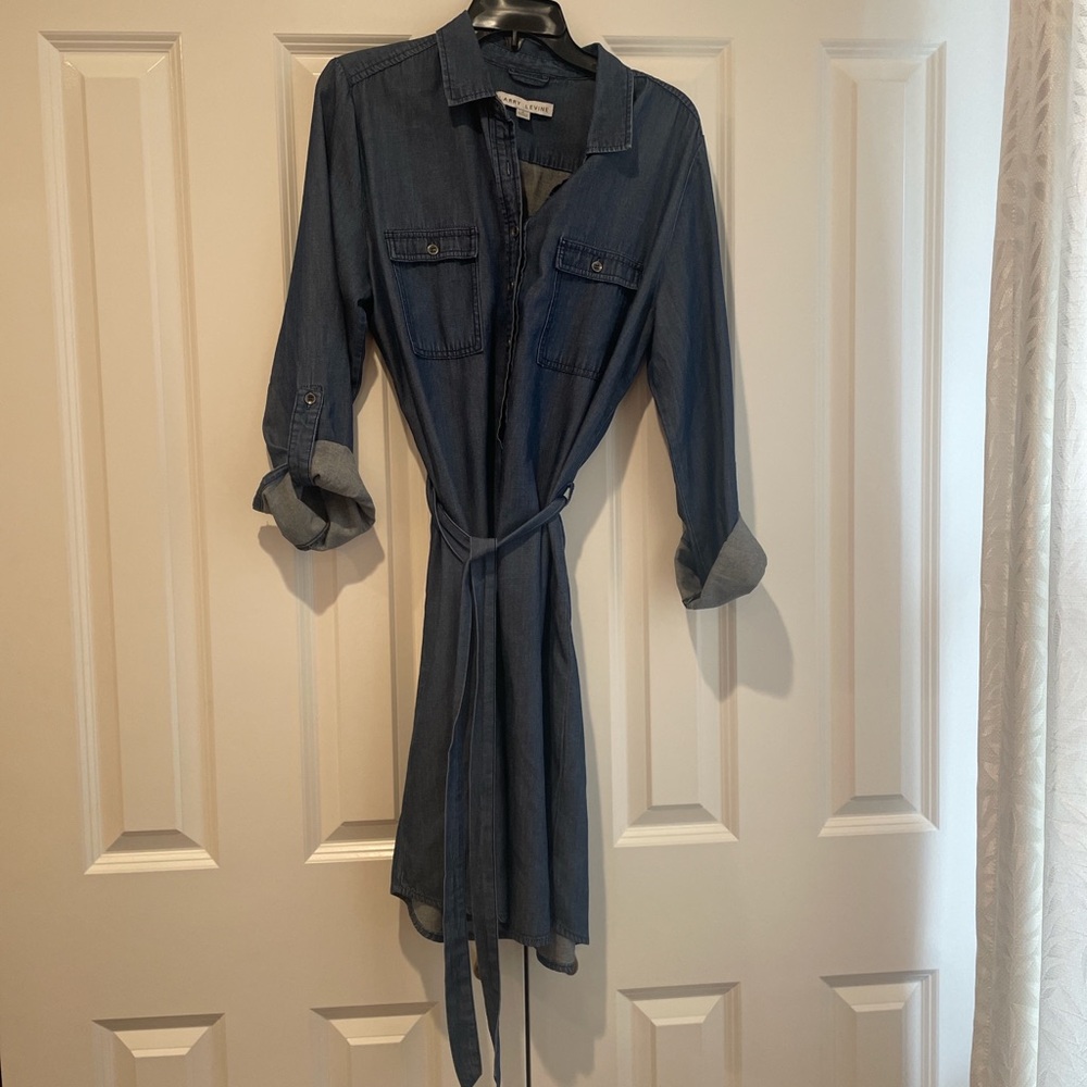 Larry Levine denim dress